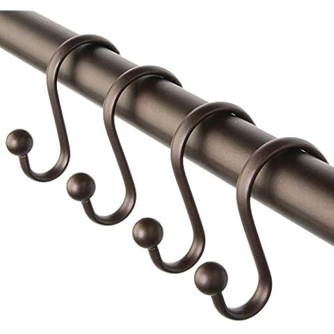 iDesign Metal Shower Curtain Hooks, Set of 12 Cover