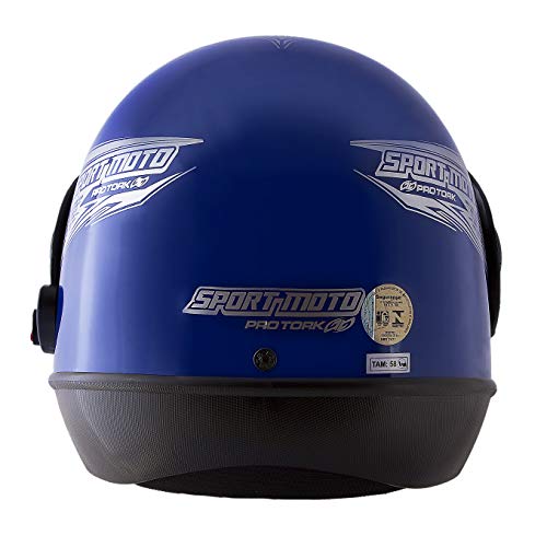 Pro Tork Capacete Sport Moto 56 Azul