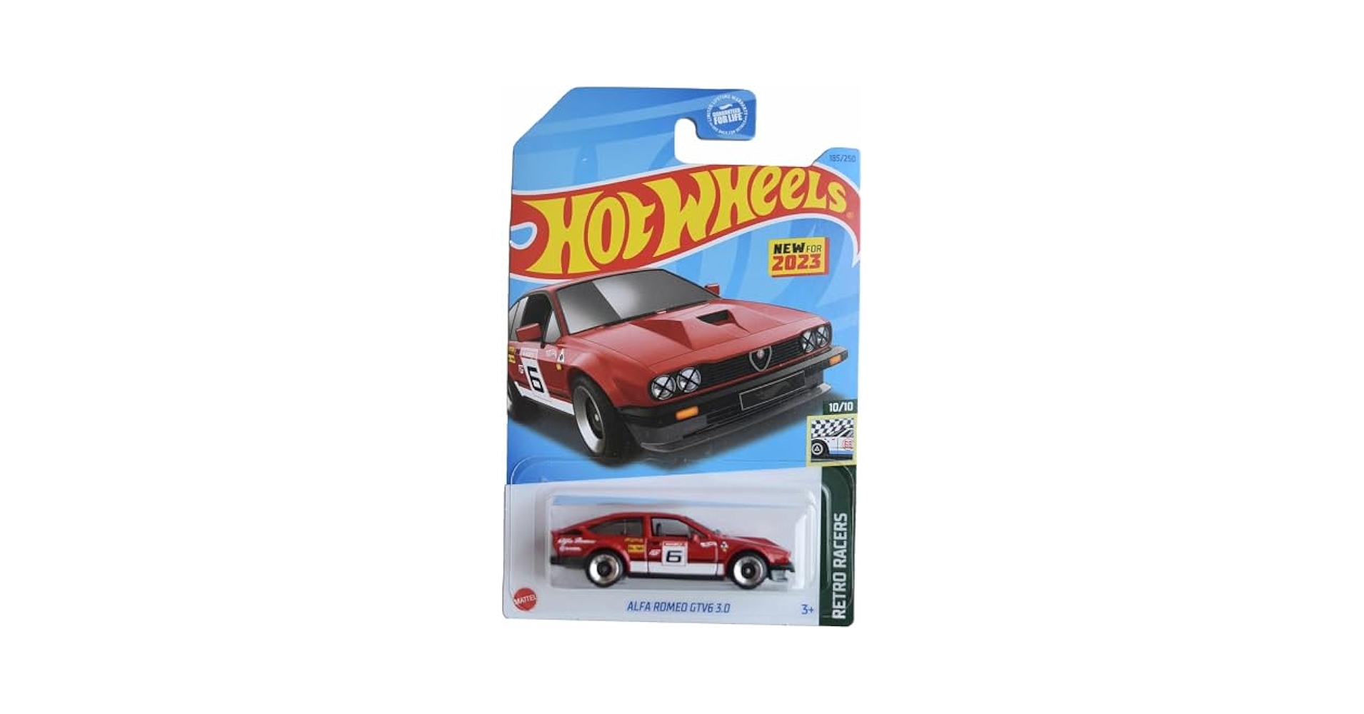 Amazon.com: Hot Wheels Alfa Romeo GTV6 3.0, Retro Racers 10