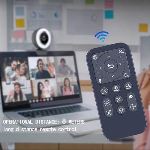 Mando de repuesto ZWP para cámara Angetube 2K 863PLUS con control remoto directo 5
