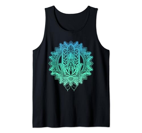 Mano de Fátima / Hamsa / S-XXXL / Esoterismo / Yoga / Camiseta sin Mangas