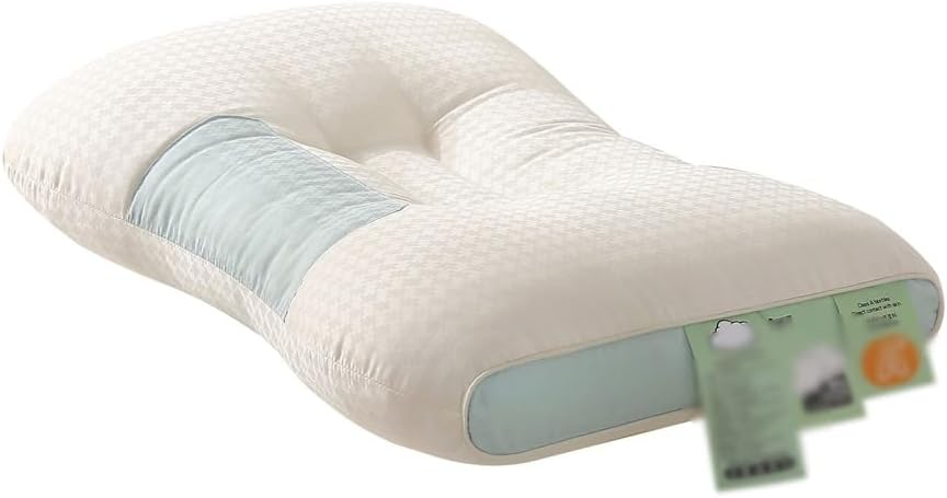 Neck Pillow Pillow Core Single Sleep Home Cervical Spine Comfortable Pillow Cotton Fiber Pillow