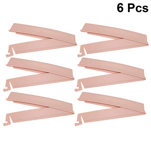 Healifty 6Pcs Drainable Pouch Clamp Set Colostomy Bags Supplies Clip Ostomy Drain Bag Tail Closure Sealing Clamps Leakage For Stoma Care #TOP6