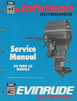 1990 JOHNSON & EVINRUDE OUTBOARD 40 THRU 55 MODELS SERVICE MANUAL 507872 (764)