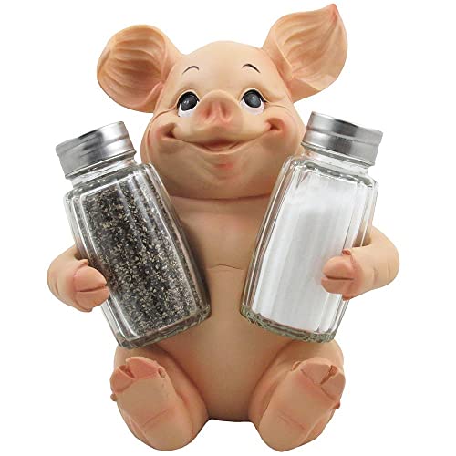 Pig Glass Salt and Pepper Shaker Set