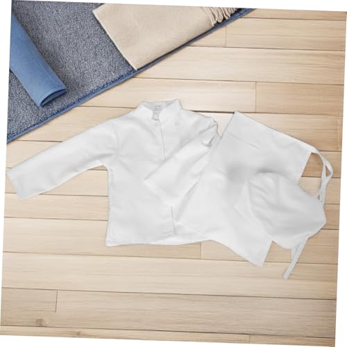 Conjunto de ropa para cocina y repostería infantil con delantal ajustable 6