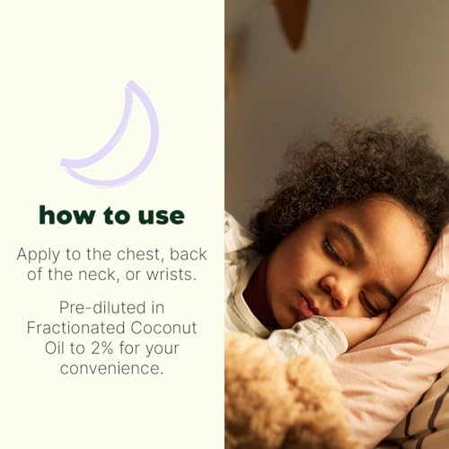 Plant Therapy KidSafe Nighty Night Essential Oil Blend for Sleep 10 mL (1/3 oz) Pre-Diluted Roll-On 100% Pure, Natural Aromatherapy, Therapeutic Grade