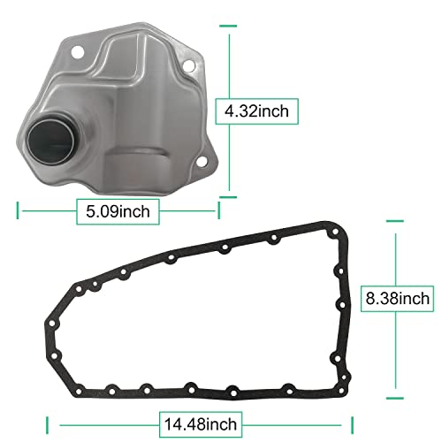 Nitoyo Cvt Automatic Transmission Filter With Gasket 31728-1Xf03 Compatible With 07-16 Nissan Altima Juke Rogue 08-17 Mitsubishi Lancer Outlander 07-12 Dodge Caliber 07-17 Jeep Compass Patriot #TOP4