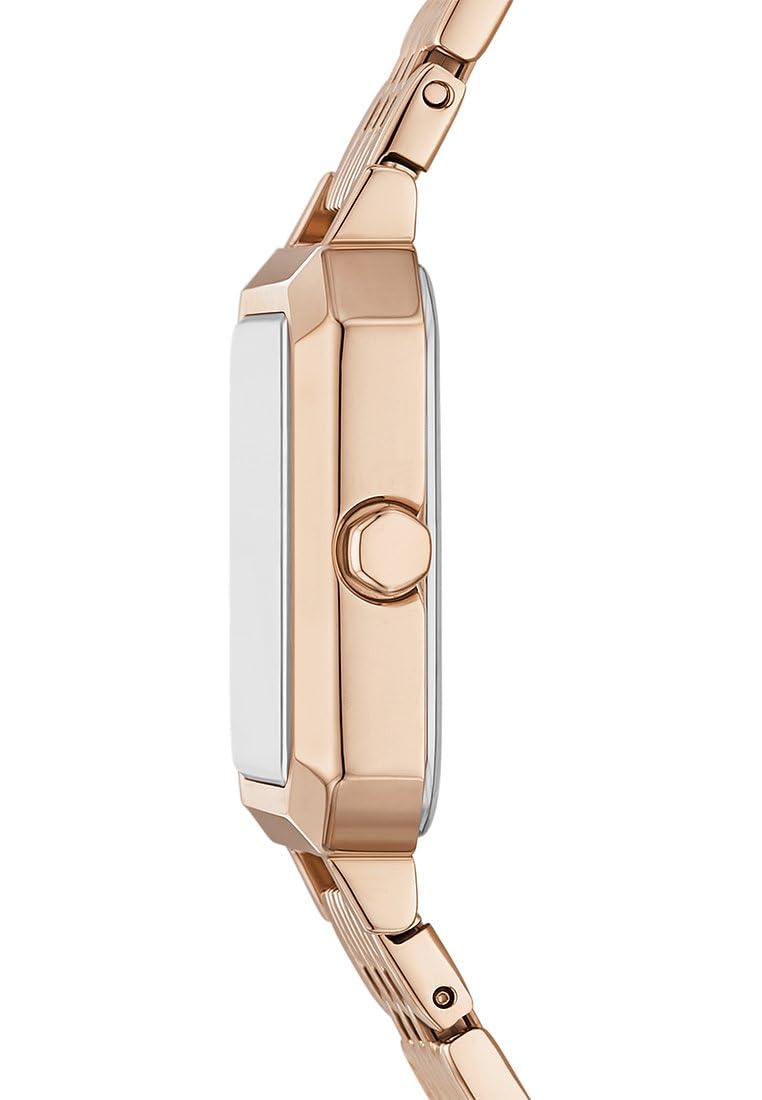 Armani Exchange Orologio da donna, Quarzo Movimento a tre lancette e cassa da 27 mm con cinturino in acciaio inossidabile