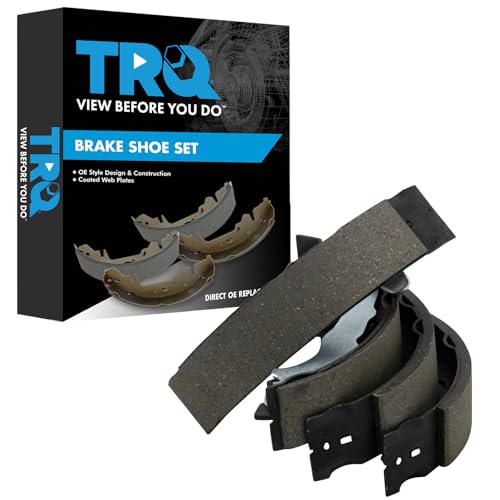 TRQ Rear Brake Shoes Compatible with 2000-2011 Ford Focus