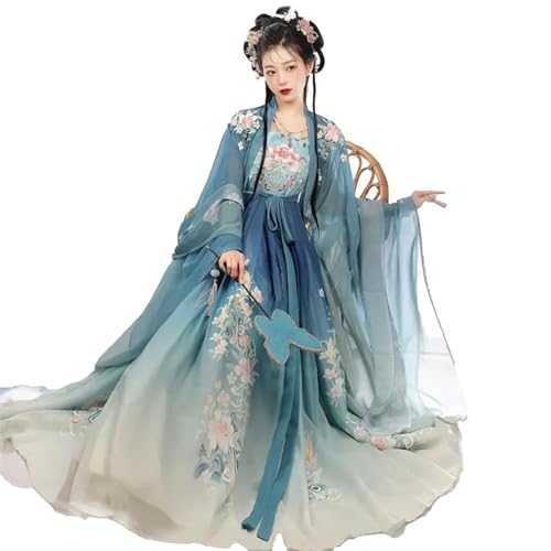 Robe Dynastie Tang ample masquant les formes - Style chinois élégant