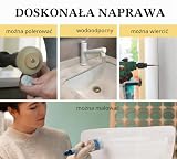 Kit epoksydowy, 280 g, wypełniacz basenowy, 2 w 1, do szybkiej naprawy pod wodą lub powyżej, glina epoksydowa do klejenia plastikowych, metalowych, ceramicznych płytek drewnianych, naprawiania