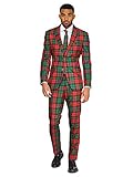 TRAJE DE ALTA CALIDAD: el traje de hombre está hecho de tela de tejido abierto de alta calidad que se puede lavar a máquina para que pueda usarlo una y otra vez. Tiene bolsillos reales, botones inteligentes, trabillas para el cinturón y la chaqueta está completamente forrada.