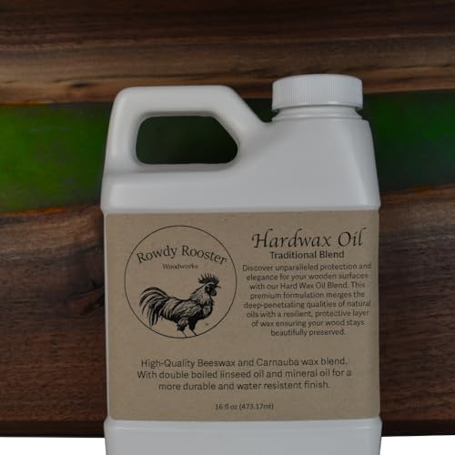Traditional Hard Wax Oil - Durable Satin Finish with Mineral Oil, Hard Wax, and Linseed Oil for a Beautiful protective Wood Finish. Ideal for bare wood, furniture and more.-USA Made (16 fl.oz) - Thumbnail 5