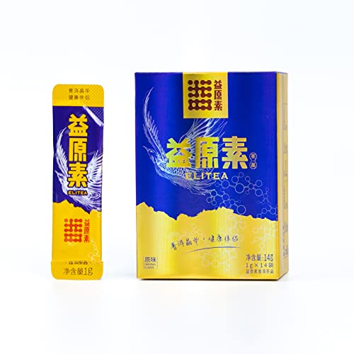 Taetea Instant Puerh Tea Powder, Pu'er Tea Crystals, 14 Sticks 14G, Sugar Free, Zero Fat, Low Carb, Low Calorie Powdered Puer Tea For Hot & Cold Beverages #TOP6