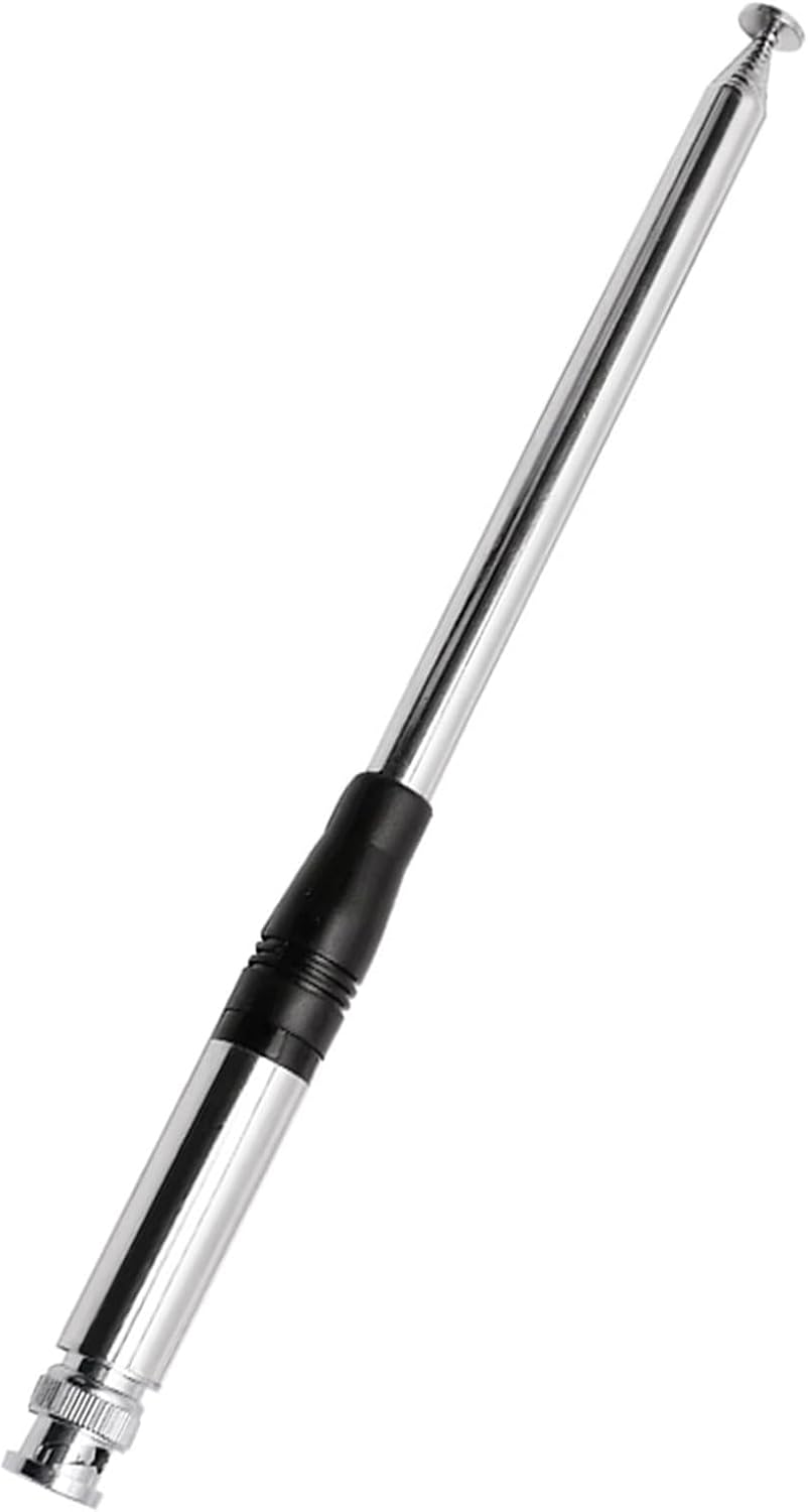 Telescopic 27Mhz CB Antenna 9-51 inches BNC Male Antenna Rod for Handheld Home CB Portable Radios Transceiver Walkie Talkies