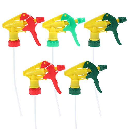 Yardwe 10 peças de pulverizador de gatilho de reposição para garrafas de pulverização plásticas de p