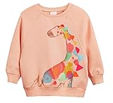 BGIRNUK Little Girls Cotton Crewneck Cartoon Long Sleeve Pullover Sweatshirts 284 3T