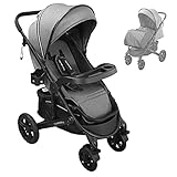Newborn Baby Umbrella Stroller for Infant and Toddler - Wonfuss Fully Reclining Baby Carriage...