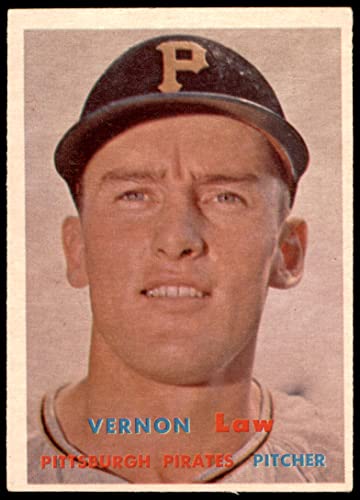 1957 Topps #199 Vern Law Pittsburgh Pirates (Baseball Card) EX Pirates