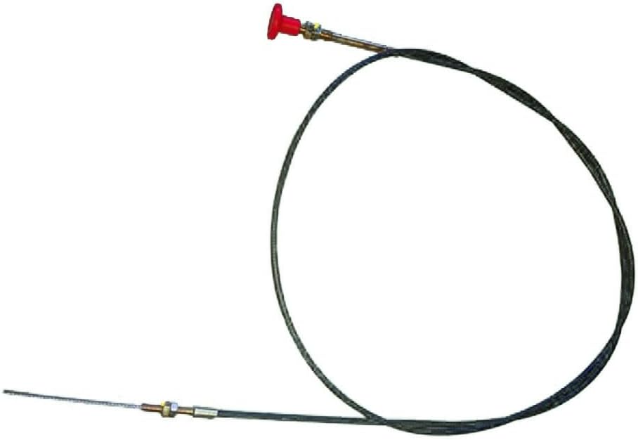 Common Carburetor Choke Cable,1.5-5m Adjustable Length Push-Pull Throttle Control Wire for Cars Trucks Vans Motocross Engine Speed(1.5meter)