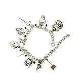 Blingsoul Cheeky Horror Charm Bracelet - Halloween Costume Jewelry Merchandise Gift for Women Men