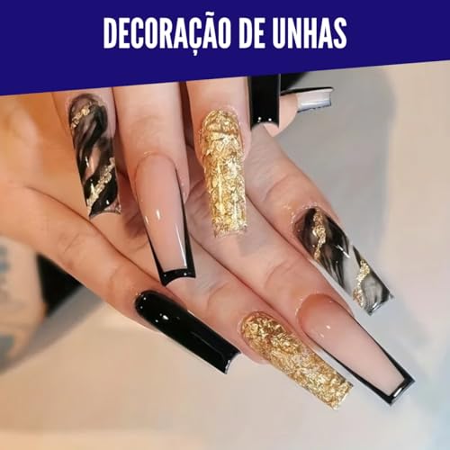 100 Folhas De Ouro Para Restauração Douramento Artesanato (Dourado)