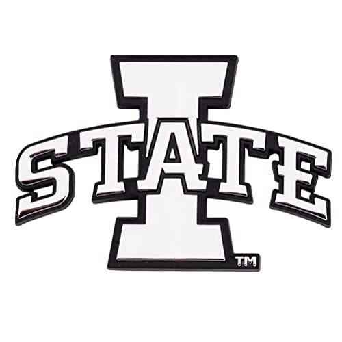 Desert Cactus Iowa State University Metal 3D Auto Car Emblem Sticker Chrome ISU Cyclones Premium Truck Vehicle Emblems