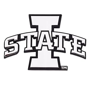 Desert Cactus Iowa State University Metal 3D Auto Car Emblem Sticker Chrome ISU Cyclones Emblems Premium Metal Car Truck