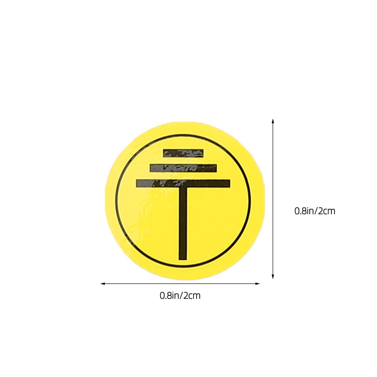 Snapklik.com : Ground Symbol Stickers 400pcs Safety Protective Earth ...