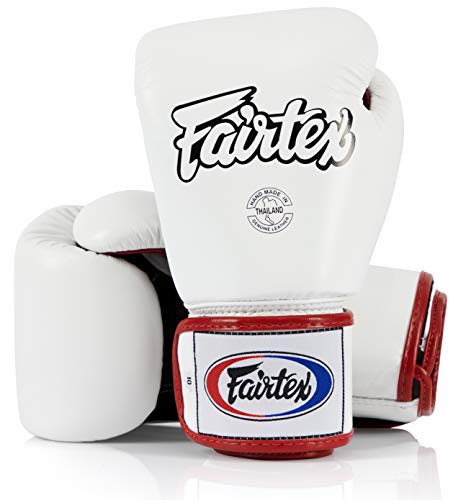 Image of Fairtex BGV1 Muay Thai Boxing Training Sparring Gloves for Men, Women, Kids | MMA Gloves for Martial Arts| Premium Quality, Light Weight & Shock Absorbent 16 oz Boxing Gloves -White /Black /Red