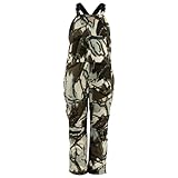 Predator Camo Ambush 2.0 Insulated Primaloft SLV Cold Weather Bowhunting Bib (Brown Deception, 3X-Large)