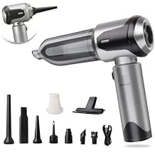 Handheld Car Vacuum Cleaner, 22000Pa High Power Hand Held Vacuum Cordless, 9-in-1 Car Vacuum Portable Cordless, 120W Handheld Vacuum with Multi-Nozzles for Auto, Home, Office, Pet