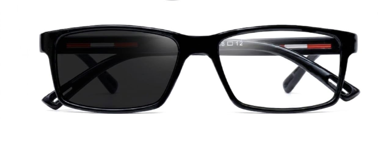 Photochromic Glasses with Adaptive Lens Technology, Multicolour Frame, Rectangular, Indoor and Outdoor Use-picture-17
