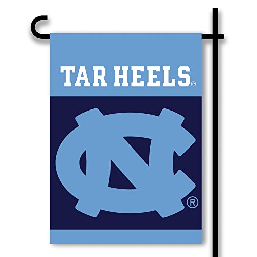 Bsi Products, Inc. - North Carolina Tar Heels 2-Sided Garden Flag & Plastic Pole With Suction Cups - Unc Basketball Pride - Durable For Indoor And Outdoor Use - Great Fan Gift Idea - Nc Blue #TOP14