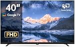 Téléviseur intelligent FPD 40 pouces, 1080p Full HD Google TV avec Google Play intégré, Google Cast, HDR 10, Dolby Audio, télécommande vocale, diffusion de télévision en direct (Palette-Series, CG40-P3)