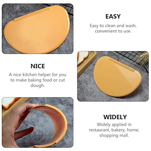 HEMOTON 2Pcs Massa Raspador Plástico Raspador de Pastelaria Cortador de Massa de Pão de Boa Aderênci