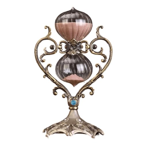 Reloj de arena grande con diseño giratorio en relieve, 60 minutos para decoración moderna del hogar, cocina y oficina