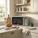 Salter Malmo 20 L Digital Microwave Oven - Clock and 60 Minute Timer, 8 Cooking Presets, Digital LED Display, Defrost, Solo Microwave, 27cm Glass Turntable, Easy Clean, Sage Green, 800 W