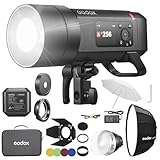 Godox AD400 Pro II Kit, AD400ProII GN72 400Ws HSS TTL Flash with AD-S65S 26' Softbox, Barn Door Kit, 33' White Umbrella, Standard Reflector