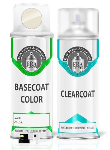 ERA Paints PW3/KW3 - White for DODGE Exact Match Automotive Touch Up Paint Spray - Essential Kit