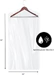 Plasticplace .65 Mil Clear Garment Bags, 21" x 7" x 54", 320 Count