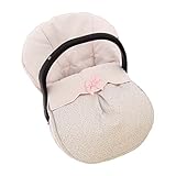 SACO PARA CAPAZO GRUPO 0: el saco Rosy Fuentes para capazo de grupo 0 es universal y ajustable a la mayoría de sillas del mercado. Su diseño en tonos claros y con cuidados detalles mejorará el aspecto del capazo grupo 0 asegurando la calidad necesaria para el cuidado del bebé.