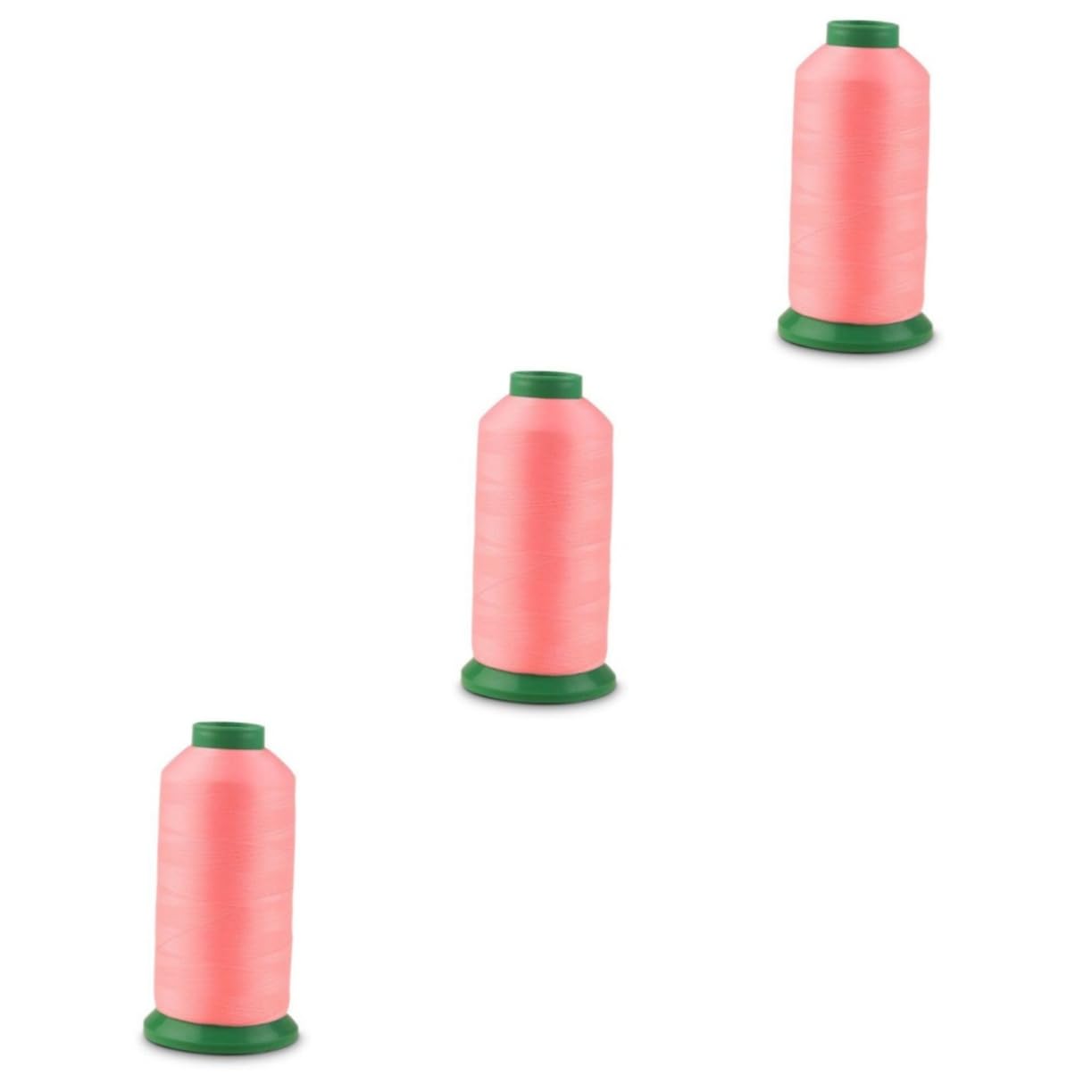 TEHAUX 3piezas Hilo De Bordar Luminoso La Oscuridad De Yardas Color Rosa Para Costura y Bordado Hilos De Coser y Tejer