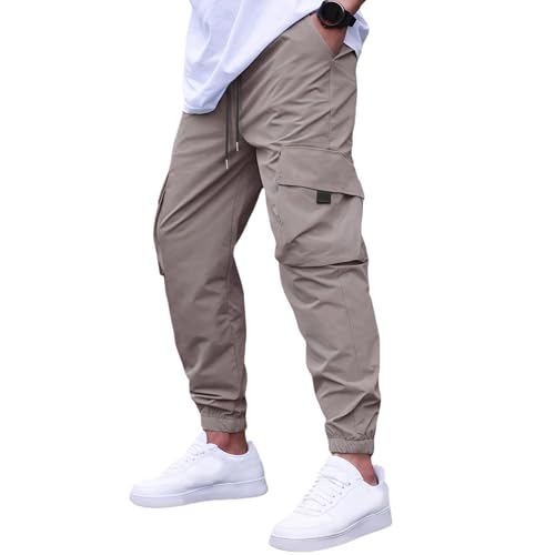 Miniml. Cargo Jogger Fit, High Stretch Multi-Pocket Durable Cargo Pants for Men, Silm Fit