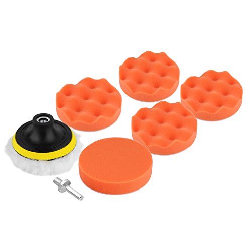 Catuo da 10,2 cm lucidatrice per auto con set di 8PCS + M10 kit adattatore trapano.