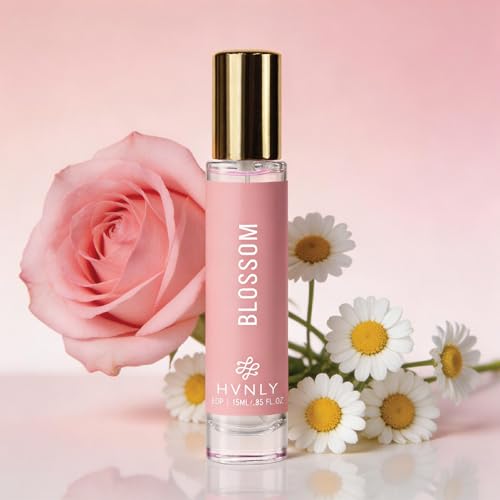 Image of HVNLY Blossom Eau De Parfum For Women | Long Lasting Luxury Floral Perfume | White Florals, Rose, Musk| Best Female Gift For Anniversary, Birthday, Wedding | Office Wear, Day Wear | 15 ml