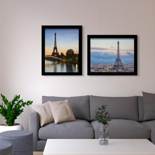 Image of LUCKYLIFE 24x30 Picture Frame, Wall Hanging Poster Frames, Display Pictures 24 x 30 without Mat, Pack of 2, Black