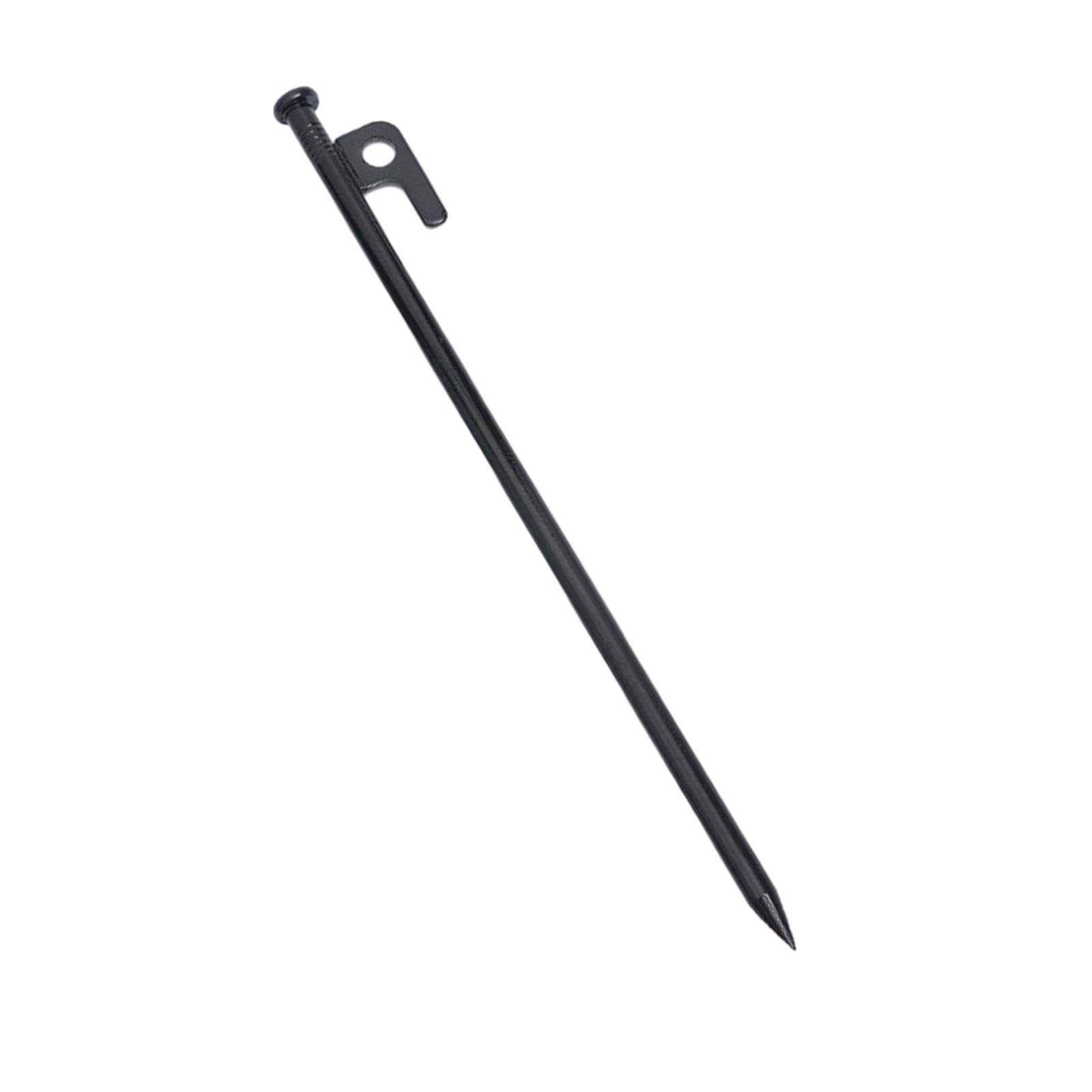 Ground Stake | Unbreakable Metal Tent Peg with Non-Slip Hook for Gardening, Backpacking, Yard | 25cm High Strength Carbon Steel | Premium Durably Secure Outdoor Tent Peg-image-47