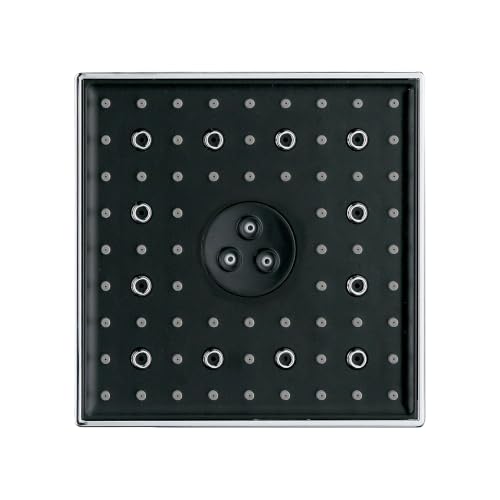 Image of SEABIRD ABS AutoSwitch 6x6 Inch Shower Head | 3 Modes: Rain, Dancing & Mist | Auto Mode Change via ON /OFF Works Only with 3 Bar Water Pressure or Pump | Low Pressure May Cause Single /Mixed Modes